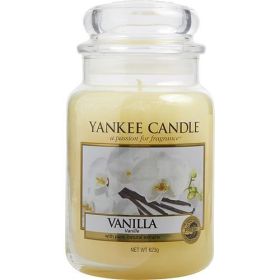 YANKEE CANDLE by Yankee Candle VANILLA SCENTED LARGE JAR 22 OZ