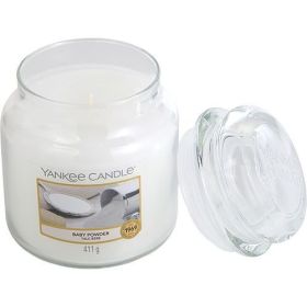 YANKEE CANDLE by Yankee Candle BABY POWDER SCENTED MEDIUM JAR 14.5 OZ
