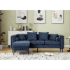 [NEW ARRIVED] [VIDEO PROVIDED]L Shaped Sectional Sofa , Convertible Storage Ottoman,Chenille ,Square Arm, Modern Tufted Couch ,3 Seater, And Nailhead