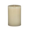 4x6" 2PK Unscented Soy Wax Candle, Ivory