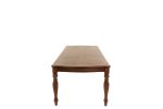 Transitional Style 1pc Dining Table w 2x Leaves Ash Oak Rectangle Table Unique Design Legs Kitchen Dining Room