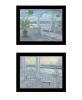 Trendy Decor 4U "Coastal Porch Relaxing" Framed Wall Art for Living Room, Wall Art Print for Home Decor, Bedroom Wall Art by Georgia Janisse