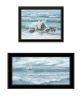 Trendy Decor 4U "Steadfast in the Waves" Framed Wall Art for Living Room, Wall Art Print for Home Decor, Bedroom Wall Art by Georgia Janisse