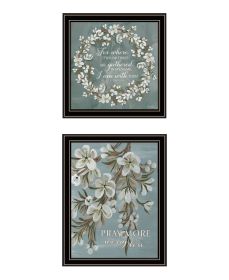 Trendy Decor 4U "Pray More, Worry Less" Framed Wall Art for Living Room, Wall Art Print for Home Decor, Bedroom Wall Art by Cindy Jacobs (Color: as Pic)