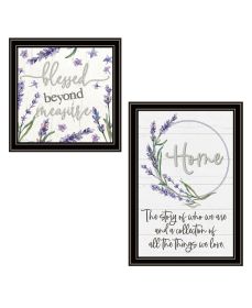 Trendy Decor 4U "My Families Story" Framed Wall Art for Living Room, Wall Art Print for Home Decor, Bedroom Wall Art by Susie Boyer (Color: as Pic)