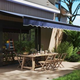 Electric Retractable Awning (Color: as picture)