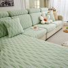 1 Pc Jacquard Velvet Elastic Sofa Cover All Inclusive Universal Set, All Season Universal Anti Cat Scratch and Dustproof Sofa Cover, Hat