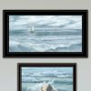 Trendy Decor 4U "Steadfast in the Waves" Framed Wall Art for Living Room, Wall Art Print for Home Decor, Bedroom Wall Art by Georgia Janisse